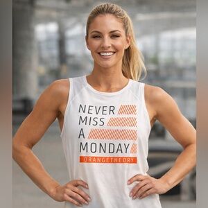 Orangetheory x lululemon Sculpt Tank – “Never Miss a Monday” | Size M EUC